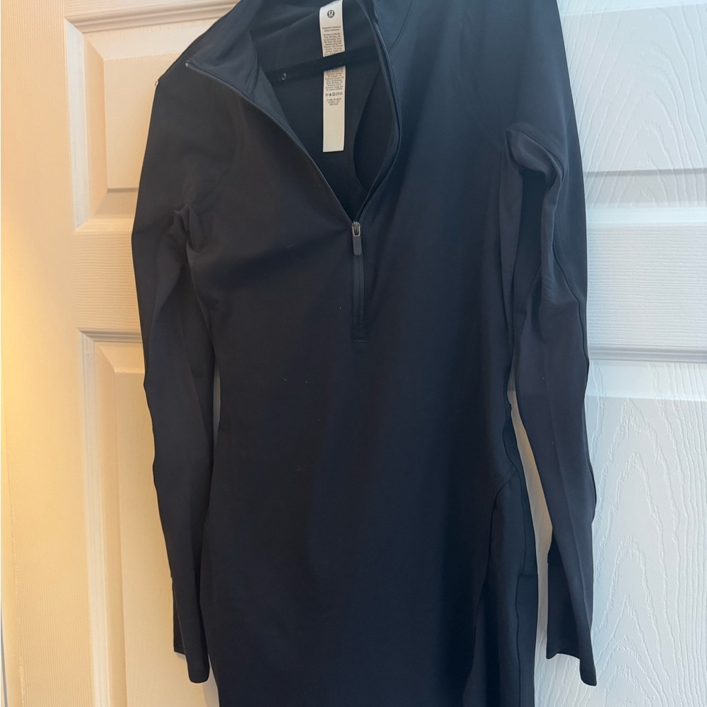 Lululemon Long Sleeve Zip-Up Dress with shorts